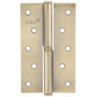 SIBA Петля стальная d25 мм 1BB античная бронза AB, левая