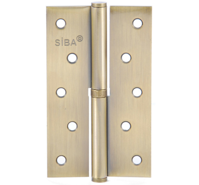 SIBA Петля стальная d25 мм 1BB античная бронза AB, левая