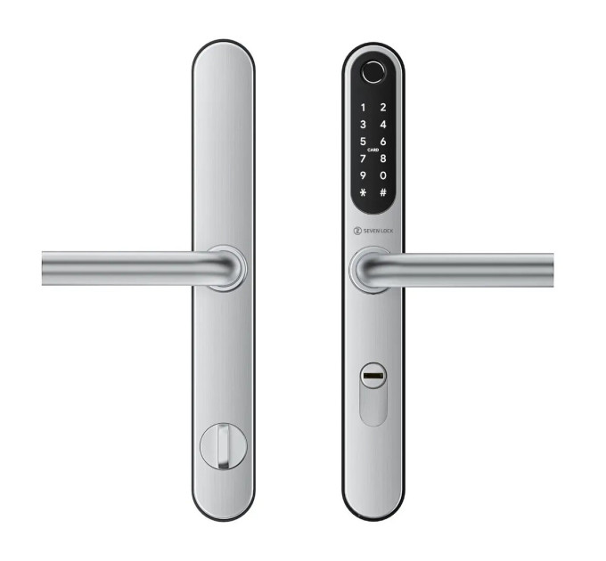Умный замок SEVEN LOCK SL-7761BF silver (Без врезной части)