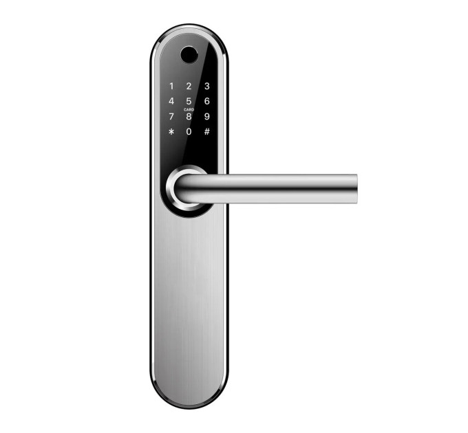 Умный замок SEVEN LOCK SL-7768BF silver (Врезная часть 6068R)