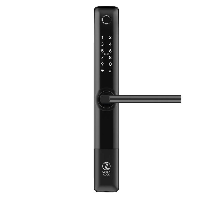 Умный замок SEVEN LOCK SL-7762BF black (Без врезной части)