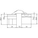 Anselmi AN 160 3D Петля скрытый 24х110 мм d30 кг), белый - 49