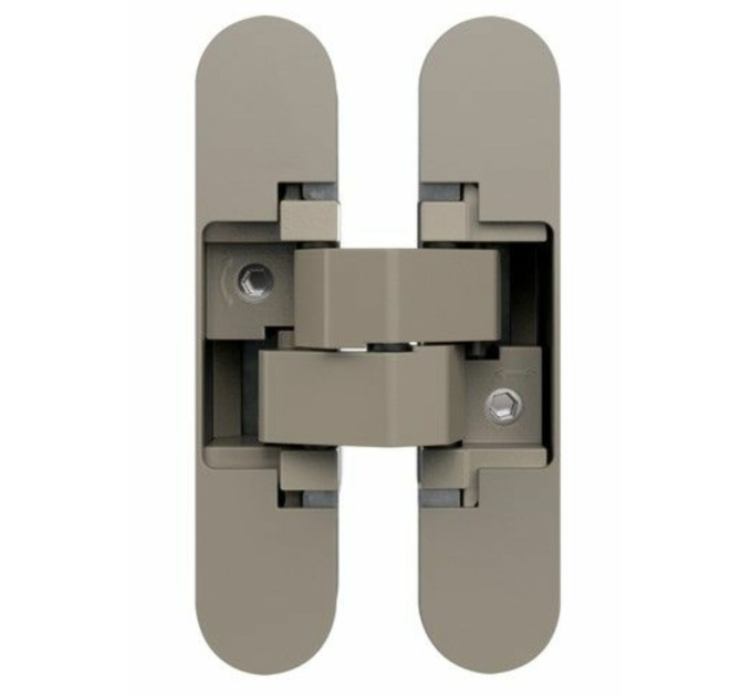Anselmi AN d40 3D Петля скрытый 24х110 мм (20 кг), матовый никель - 44