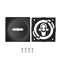 Щиток DISEC KT3826 MATRIX SQUARE Краска_черная N Без шторки 64х64 кв.