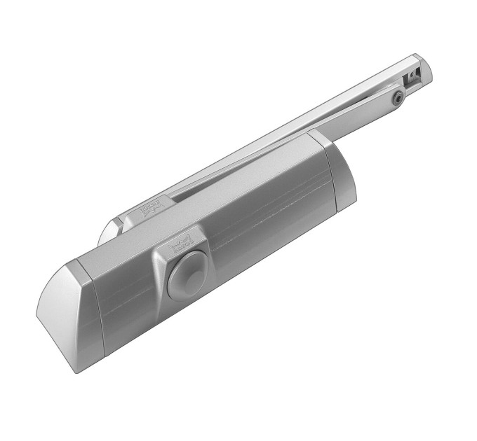 Доводчик дверной DORMA TS 90 EN/3/4, скользящая тяга, серебристый до 80 кг