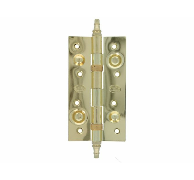 Петля дверна протизнімна мод.567 - 150x82x3 mm (2 підшипники) латунь