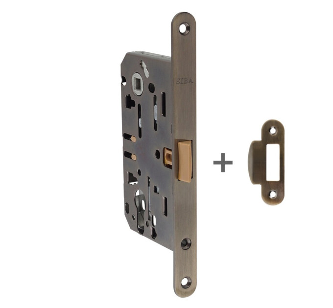 SIBA Механизм бесшумный PZ SB8550 (Evolution), античная бронза AB + SP4