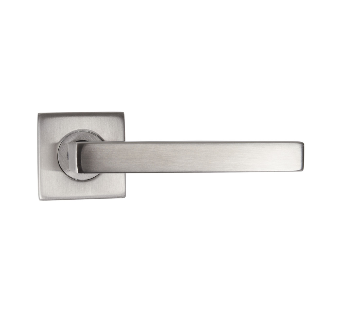 Ручка дверная SIBA ECO PARMA из нержавеющей стали на розетке SSR02 (22 22)
