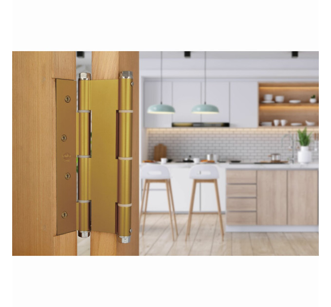 Петля маятниковая мод d3035 - 180x133 мм желтая*