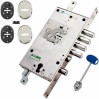 Mottura Art. 54J797BSRN5DC4C CR Замок 2-х системный, с перекодировкой MY KEY, левый кл 6см