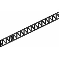 Mantion направляющая сталь.R04 1950 мм с 4 держателями, ROC Design, черная матовая