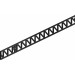Mantion направляющая сталь.R04 1950 мм с 4 держателями, ROC Design, черная матовая