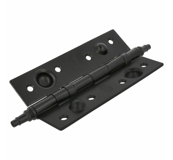 Петля дверная противосъемная мод.567 - 150x82x3 mm (2 подшипника) черная