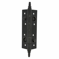 Петля дверная противосъемная мод.567 - 150x82x3 mm (2 подшипника) черная