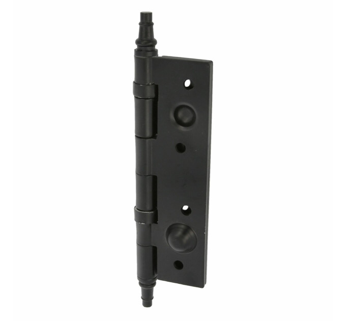 Петля дверная противосъемная мод.567 - 150x82x3 mm (2 подшипника) черная