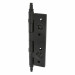 Петля дверная противосъемная мод.567 - 150x82x3 mm (2 подшипника) черная