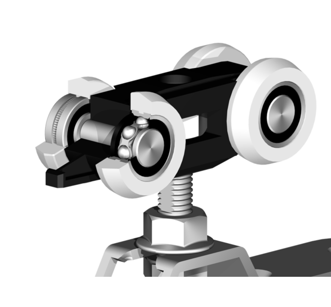Valcomp Herkules HS120 Комплект фурнитуры для одной деревянной двери до 120 кг, без направляющей