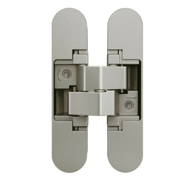 Anselmi AN 150 3D Петля скрытый 24х110 мм (20 кг), матовый никель - 44