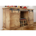 ER12_MINI компл. фурнитуры ERIS MINI на 1 дверь, с направляющей 1220 мм, Design Line, черный мат.