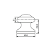 Siba Стопор дверной SB-DS 505 античная бронза AB