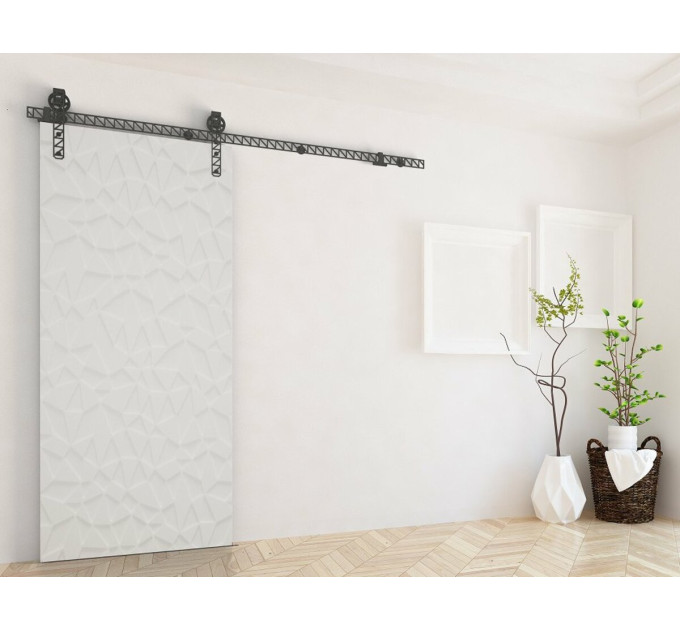 Mantion ROTA комплект фурнитуры на 1 дверь до 80 кг, ROC Design, черный матовый