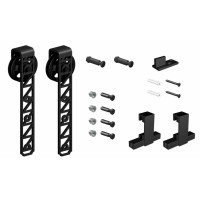 Mantion ROTA комплект фурнитуры на 1 дверь до 80 кг, ROC Design, черный матовый