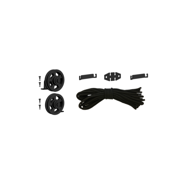 Mantion ROC Design SYMETRIC Система синхронного відкривання 2-ох дверей, чорний матовий