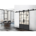 Mantion ROC Design SYMETRIC Система синхронного відкривання 2-ох дверей, чорний матовий