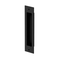 Mantion ROC Design Врезная дверная ручка SL, 200X53X16 мм, черная матовая