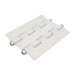 Петля маятниковая мод d3035 - 180x133x4 мм белая*