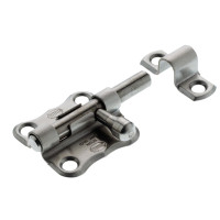 Шпингалет накладной мод.384 - 60х48 mm нержавеющая сталь