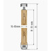 Valcomp APOLLO 2/908 мм Комплект на 2 створки 14кг