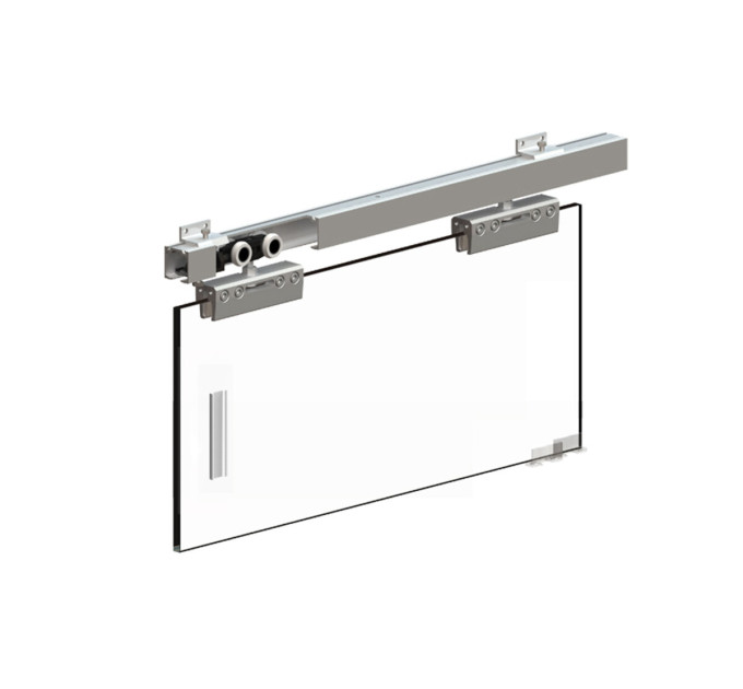 *Valcomp Herkules GLASS HG01 Комплект фурнітури для одних скляних дверей до 100 кг, без направляючої