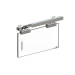 *Valcomp Herkules GLASS HG01 Комплект фурнітури для одних скляних дверей до 100 кг, без направляючої