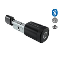 Умный замок (цилиндр) SEVEN LOCK SL-7774BF silver