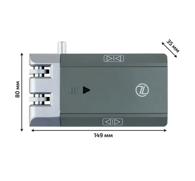 Умный накладной замок Seven Lock SL-7709B