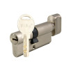 Цилиндр SIBA 80 мм d40 d40T) кл-эт 5 кл. матовый никель 12180/BTSZ ZAMAK (10)