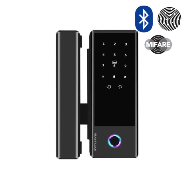 Умный замок SEVEN LOCK SL-7776BF (для стеклянных дверей)