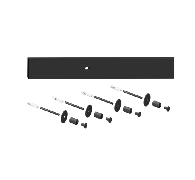 Mantion направляющая стальная d400 мм с 5 держателями, ROC Design, черная матовая