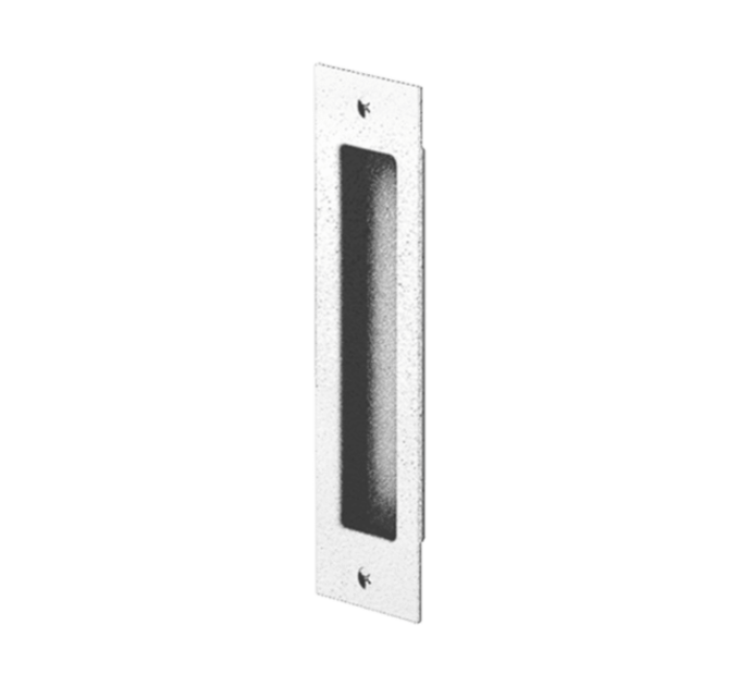 Mantion ROC Design Врезная дверная ручка SL, 200X53X16 мм, белая матовая