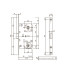 SIBA Механізм безшумний WC SB9650 (Evolution), нікель матовий SN