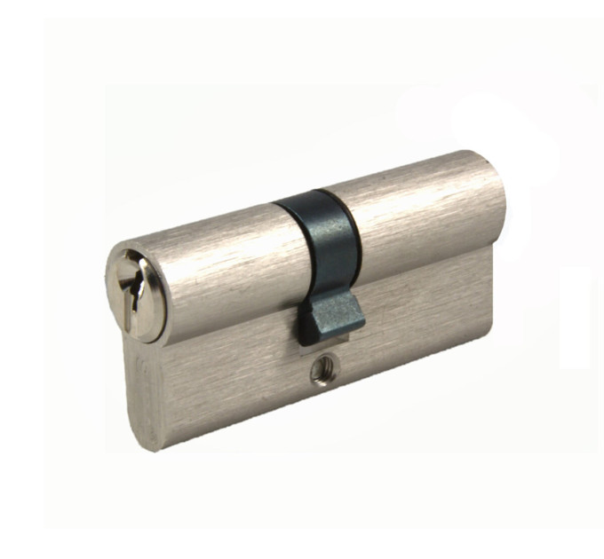 Цилиндр SIBA 90 мм d40x50) кл-кл 5 кл. матовый никель 12190/CS