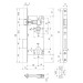 AGB Sicurezza усиленный замок PZ 18/85/50 никель блестящий