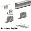Valcomp JUPITER JU01 Комплект фурнитуры для одной деревянной двери до d30 кг, без направляющей