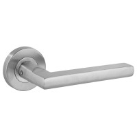 Ручка дверная SIBA ECO LILYUM из нержавеющей стали на розетке SSR01 (22 22)