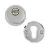 SIBA Броненакладка накладная d400 полированный хром СP NEW
