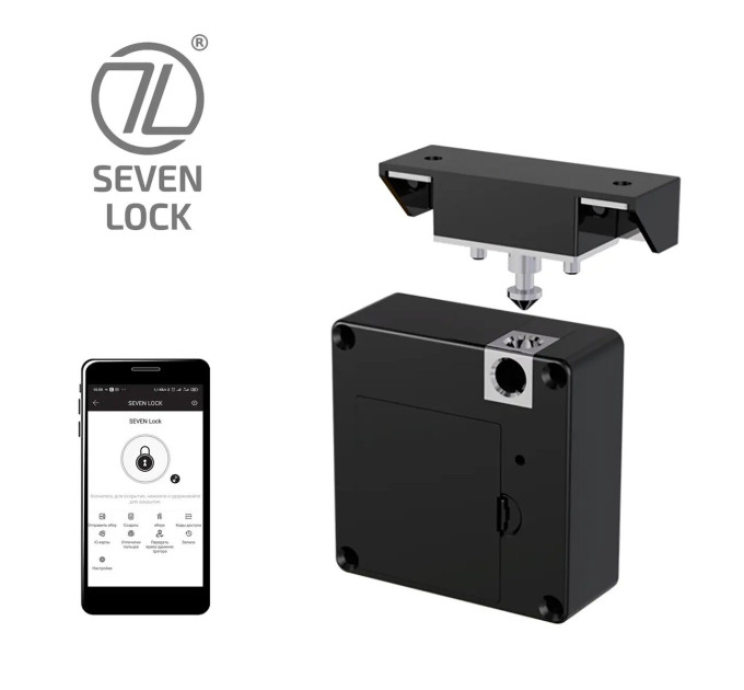 Мебельный замок RFID SEVEN LOCK SL-7733B Bluetooth
