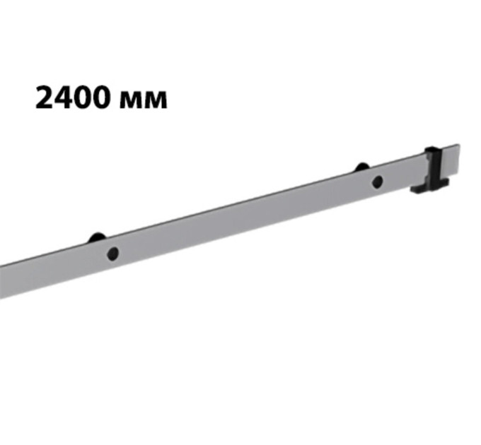 Mantion направляющая стальная d400 мм с 5 держателями, ROC Design, серая матовая