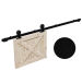 Mantion MODI комплект фурнитуры до 1 двери до 100 кг, ROC Design, черный матовый