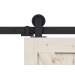 Mantion MODI комплект фурнитуры до 1 двери до 100 кг, ROC Design, черный матовый